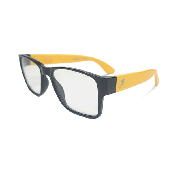 Style "M" in black and Sunshine with Blue Light Blocking Computer/ Gaming glasses