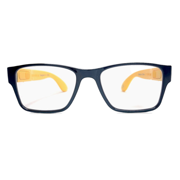 Style "M" in black and Sunshine with Blue Light Blocking Computer/ Gaming glasses