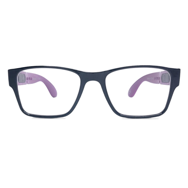 Style "M" in black and Tulip with Blue Light Blocking Computer/ Gaming glasses