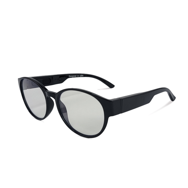 Style "O" in black with Blue Light Blocking Computer/ Gaming glasses