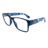 Style "M" in black and Azure with Blue Light Blocking Computer/ Gaming glasses