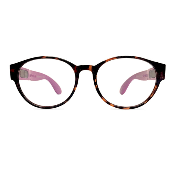 Style "O" in amber blend and Tulip with Blue Light Blocking Computer/ Gaming glasses