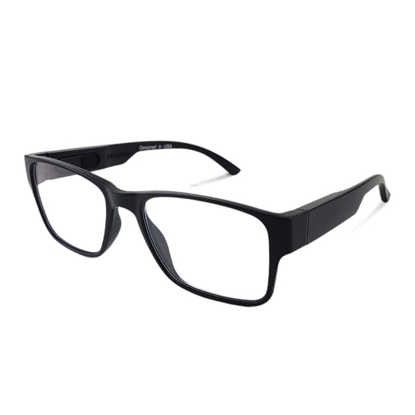 Style "M" in black with Blue Light Blocking Computer/ Gaming glasses
